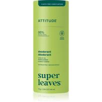 Attitude Super Leaves Natural Deodorant natūralus pieštukinis dezodorantas be aliuminio Pear & Amber 75 g