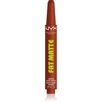 NYX Professional Makeup Fat Matte lūpų balzamas su matinį atspalvį suteikiančiu efektu Beary Nude 2 g