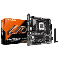 GIGABYTE B840M DS3H WIFI6 Pagrindinė Plokštė | mATX, AM5, DDR5