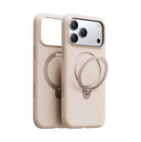 Torras Ostand Q3 Silicone, dessert gold – Apple iPhone 17 Pro