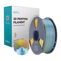 Sunlu PLA+ Silk Forth-Color Filament blue-purple-orange-yellow