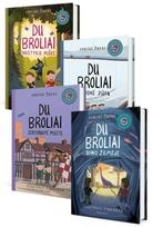 KNYGŲ RINKINYS. Saulius Žukas. DU BROLIAI: Nuotykis miške + Kelionė jūra + Senoviniame mieste + Dino žemėje
