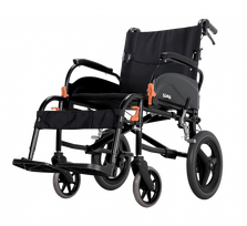 Ergonomiškas neįgaliojo pervežimo vežimėlis Agile, 46cm