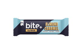 PULS NUTRITION Bite+ Almond Caramel, proteino batonėlis, 50 g