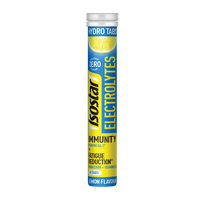 ISOSTAR Electrolytes 5g Lemon, citrinos skonio šnypščiosios tabletės, 18 vnt.