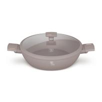 Žemas puodas su dangčiu 30 cm Berlinger Haus Taupe BH-8099