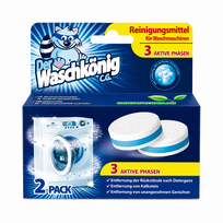Skalbimo mašinos valymo tabletės „Der Waschkönig“, 2 vnt.