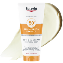 Kremas-gelis apsaugantis nuo alergijos saulei EUCERIN SUN SPF 50, 200 ml (-35% perkant 2 vnt.)