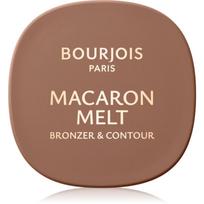 Bourjois Macaron Melt Bronzer & Contour bronzinė ir kontūravimo pudra „Du viename“ atspalvis 01 Vanilla Foam 5 g