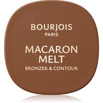 Bourjois Macaron Melt Bronzer & Contour bronzinė ir kontūravimo pudra „Du viename“ atspalvis 03 Caramel Macchiato 5 g