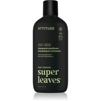 Attitude Super Leaves Matcha & Bergamot šampūnas ir kondicionierius „Du viename“ vyrams 415 ml