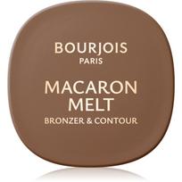Bourjois Macaron Melt Bronzer & Contour bronzinė ir kontūravimo pudra „Du viename“ atspalvis 02 Milky Mocha 5 g
