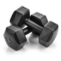 Meteor hanteliai, svarmenys, bituminių hantelių rinkinys 2x3kg, fitnesui ir sporto salei