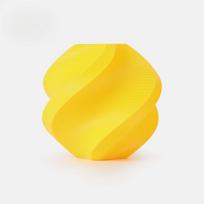 Filamentas Bambu Lab PLA Basic Yellow (10400) / Refill, 315 m, geltona sp.