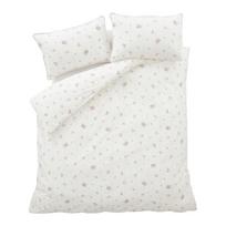 Kreminės spalvos iš medvilninio perkelio dvigulė patalynė 3 dalių 200x200 cm Vintage Rosebud Lace – Bianca