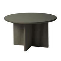 Khaki spalvos apvalios formos kavos staliukas ø 80 cm Palma – Unique Furniture