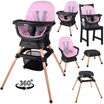 Multifunctional 6-in-1 swivel feeding chair for children ZA5659