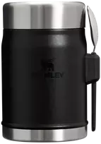 Termo indas maistui Stanley Legendary Food Jar + Spork 0.4 l, juoda (Black 2.0)