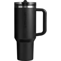 Stanley Quencher® ProTour Flip Straw Tumbler 1,18 l termo puodelis, juodas (Black 2.0)