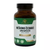 Meškinio česnako lapai kapsulėse, 60vnt.