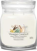 Žvakė, aromatinė Yankee Candle Sweet Vanilla Horchata, 35 - 50 h, 368 g, balta sp.