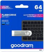 USB atmintinė Goodram Uno3, sidabro sp., 64GB