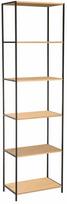 Pastatoma lentyna Home4you Harper 40715, ruda sp./juoda sp., 180 cm x 50 cm x 30 cm