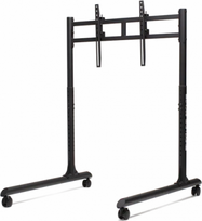 Next Level Racing Floor stand | Round Tube Freestanding Single Monitor Stand | Up to 65 " | Height adjustment, Tilt | Maximum weight (capacity) 50 kg | Black NLR-R010 | 9359668000947