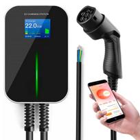 Extralink BS20-BC-22kW-APP Type 2 32A 22kW | Electric car charger | 3-phase, LCD screen, APP, 6.1m