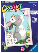 CreArt coloring book for children, Beautiful bunny