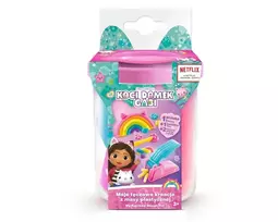Kit with plasticine Gabbys Dollhouse My rainbow creations - pink cup
