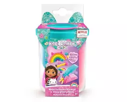Kit with plasticine Gabbys Dollhouse My rainbow creations - pink cup