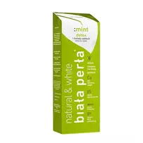 WHITE Pearl_Natural & White Detox gaivaus burnos kvapo dantų pasta Mėta 75ml