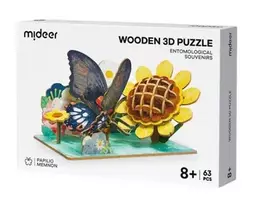 Mideer medinė 3D dėlionė - drugys