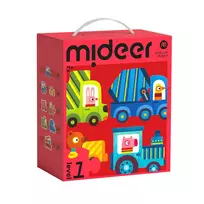 Mideer level up dėlionių rinkinys  - 1 lygis transporto priemonės