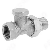 STRAIGHT 1/2 RADIATOR SHUT-OFF VALVE