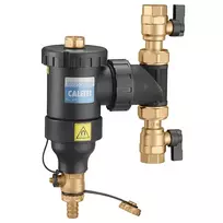DIRT SEPARATOR WITH BALL VALVES AND MAGNET 1