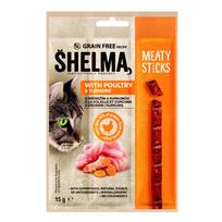 Shelma Skanėstass su paukštiena ir ciberžolė GF 15 g, 30 vnt.
