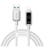 Baltas USB-A - Lightning 3A 120cm laidas "Joyroom S-A55"
