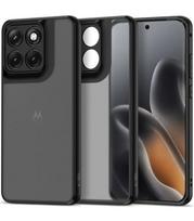 Matinis juodas dėklas Motorola Edge 70 Fusion / Fusion Plus 5G telefonui "Tech-Protect Magmat"