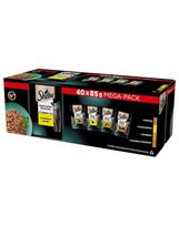 SHEBA Selection Select Slices paukštienos skonių gabalėliai padaže, paketėliai 4 x 40 x 85 g su: antiena, vištiena, paukštiena, antiena ir kalakutiena, suaugusioms katėms, 3+1 GRATIS.