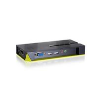 LevelOne KVM Switch  2xUSB-A,1xVGA +Audio            Black | KVM-0421 | 4015867137871