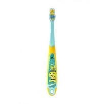 Jordan Minkštas vaikiškas dantų šepetėlis 6-9 metų vaikams Step 6-9 years Junior Toothbrush Soft Yellow