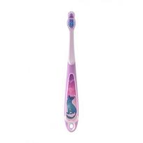 Jordan Minkštas vaikiškas dantų šepetėlis 6-9 metų vaikams Step 6-9 years Junior Toothbrush Soft Purple
