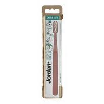 Jordan Ypač minkštas vaikiškas dantų šepetėlis 5-10 metų vaikams Green Clean Kids 5-10 Toothbrush Extra Soft Pink