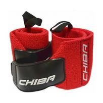 Chiba 44476 Strongman Wristwraps Red (Riešų įtvarai) - One Size