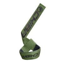 Chiba Lifting Straps (40605) Olive Green 2 vnt. (Diržai štangai kelti) - Olive Green