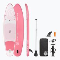 Rinkinys lenta SUP pripučiama AQUASTIC Taupo 10'8" allround rožinė