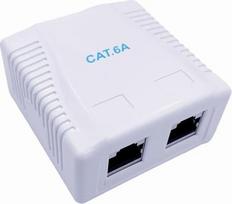 Gembird CABLE ACC MOUNT BOX CAT6A FTP/2P NCAC-2F6A-01 GEMBIRD