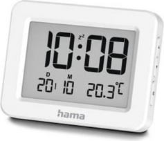 Hama kos digital alarm clock white